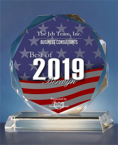 The JRB Team Best of Berwyn 2019 Business Consultants Crystal
