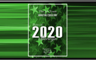 The JRB Team Best of Berwyn 2020 Marketing Consultant Banner