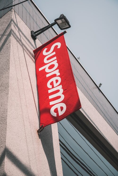 Supreme Double Sided Pole Banner