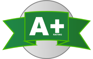 JRB A+ Rating Badge