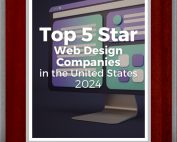 Top 5 Star Web Design Companies In The United States 2024 Plaque