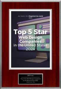 Top 5 Star Web Design Companies In The United States 2024 Plaque