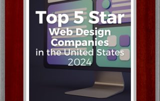 Top 5 Star Web Design Companies In The United States 2024 Plaque