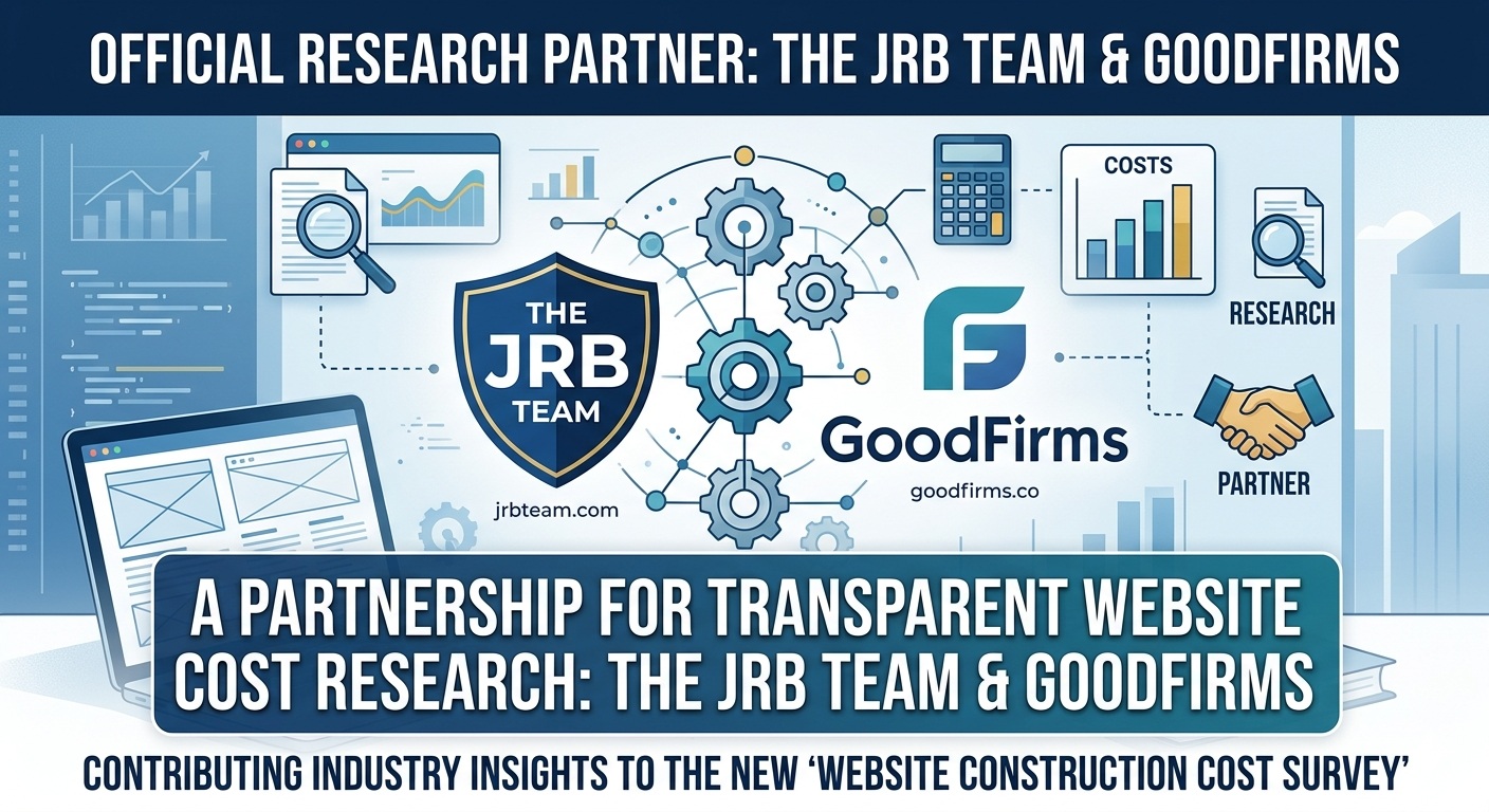 The JRB Team is an Official Research Partner for GoodFirms' Latest Web Development Study