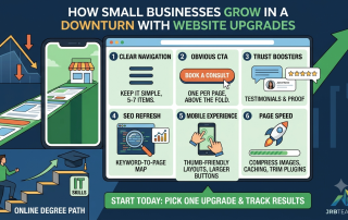 JRB Team - How Small Businesses Can Use Website Upgrades to Grow During a Downturn